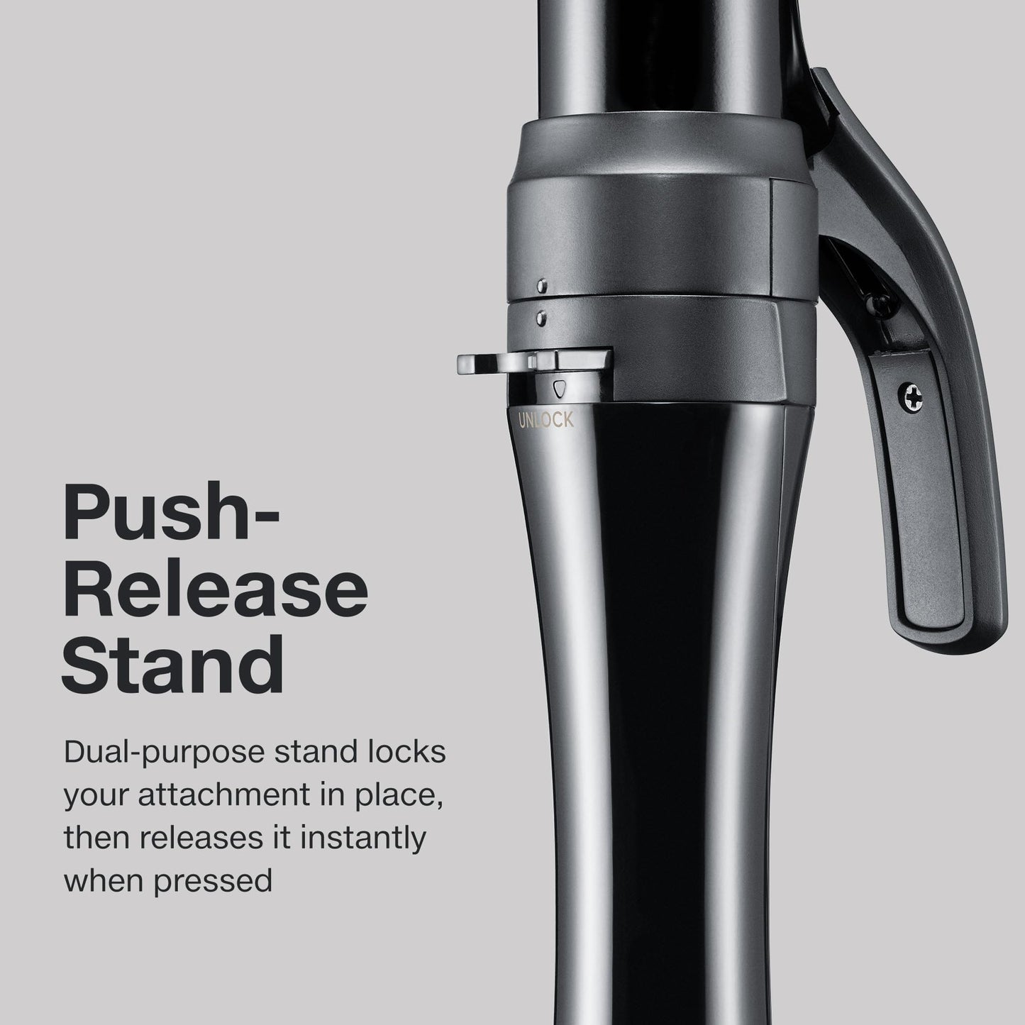 Gray Paul Mitchell Clipped 3-in-1 Ceramic Interchangeable Curling Iron, 3 Clip Barrels for Multiple Hairstyles