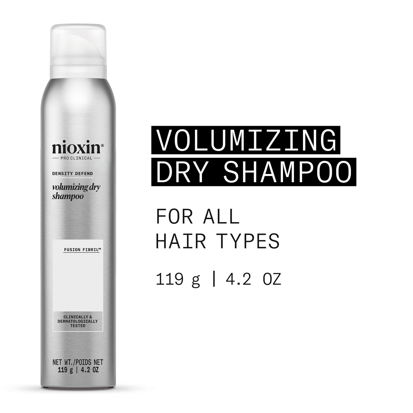 White Smoke Nioxin Density Defend Volumizing Dry Shampoo for Fine Hair | Increases Hair Density | Instant Fullness | 4.2 Fl oz.