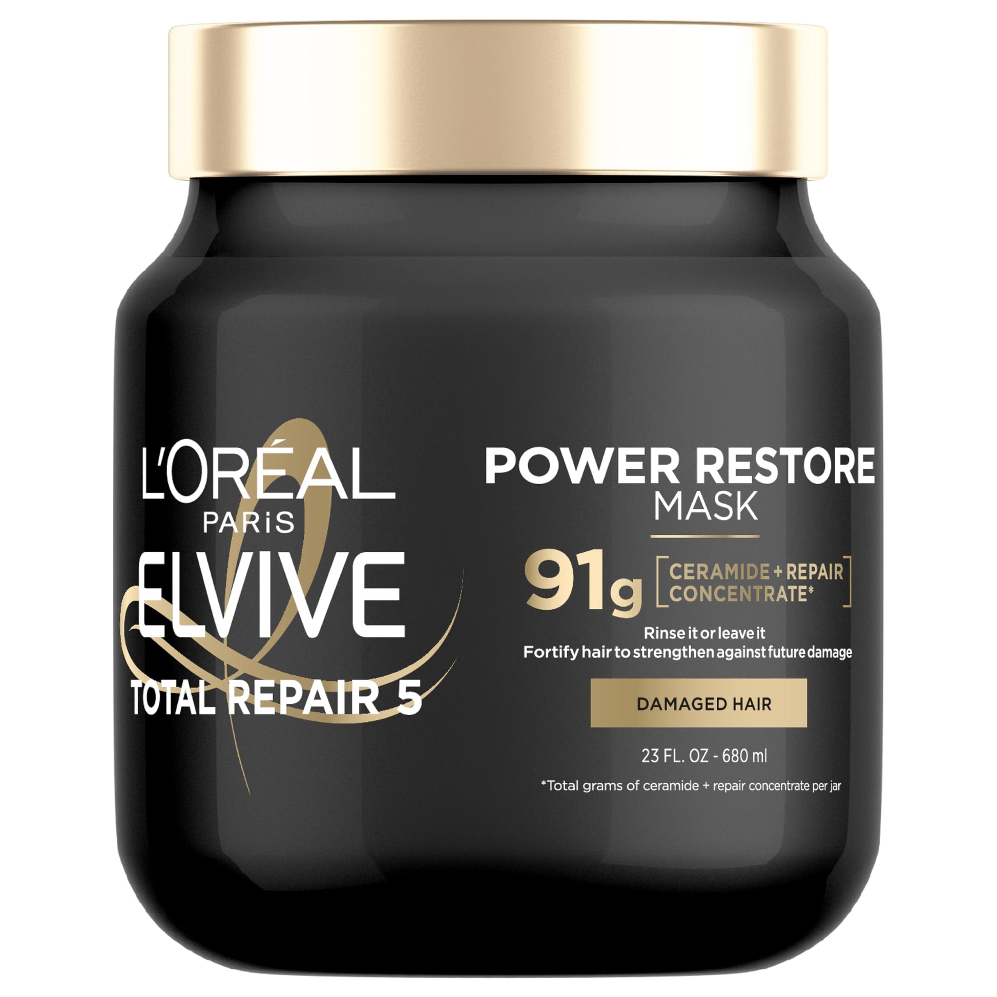 Dark Slate Gray L'Oreal Paris Elvive TR5 Power Restore Multi Use Treatment (Packaging May Vary)
