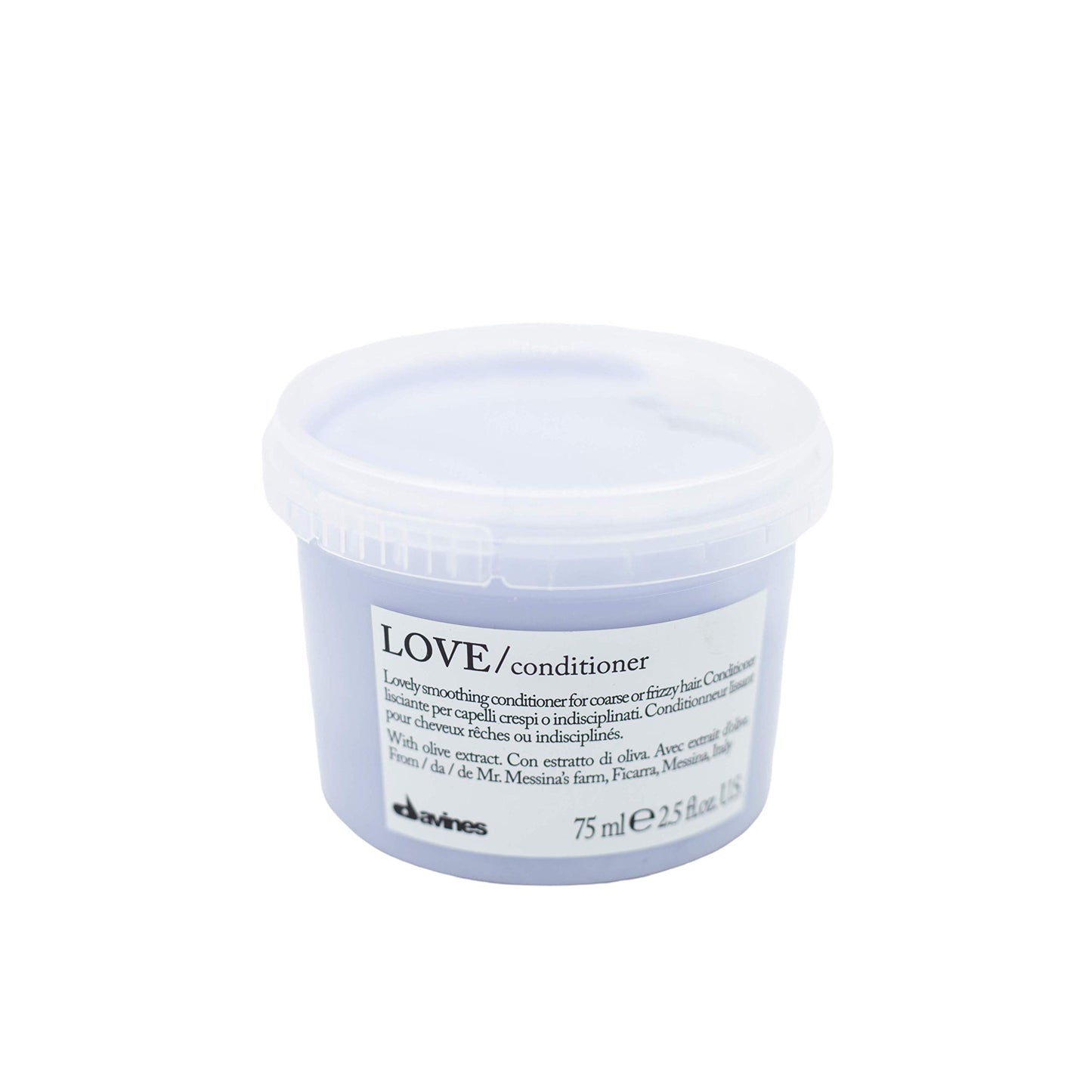 Lavender Davines LOVE Smoothing Conditioner, 2.63 fl. oz.
