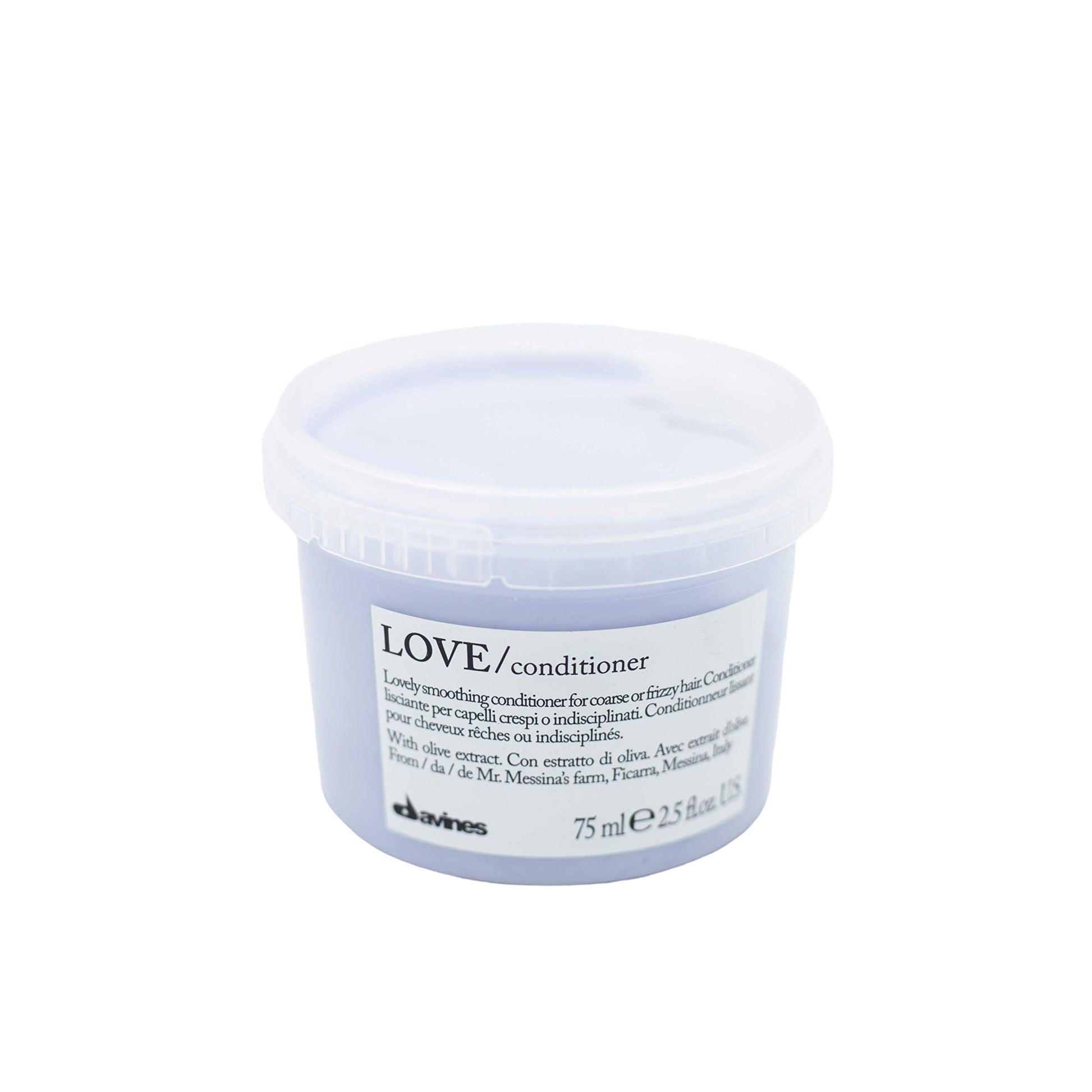 Lavender Davines LOVE Smoothing Conditioner, 2.63 fl. oz.