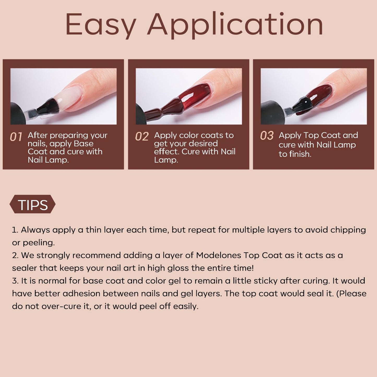 Thistle modelones Gel Nail Polish Kit -6 Colors Nude Pink Milky White Gel Polish Set Skin Tones Neutral Brown Soak Off Gel Nail Kit Manicure DIY Nail Art Salon Home Gift