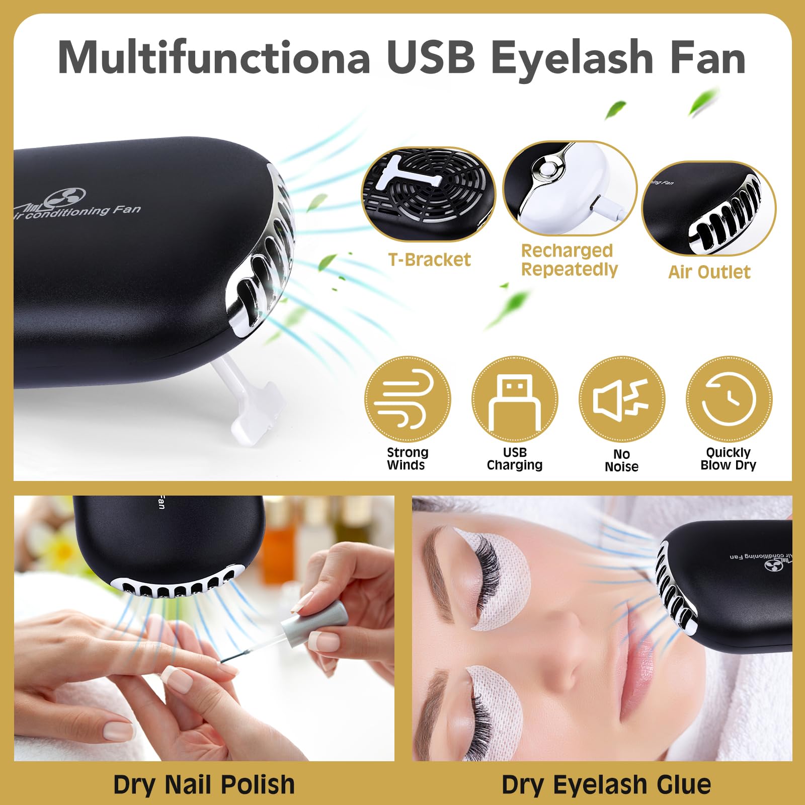 White Smoke Eyelash Extension Kit for Beginners, Professional Lash Extension Kit with Mannequin Head, Lash Starter Kit with Lash Fan, Lash Extension Supplies for Practice Training Kit(Black)
