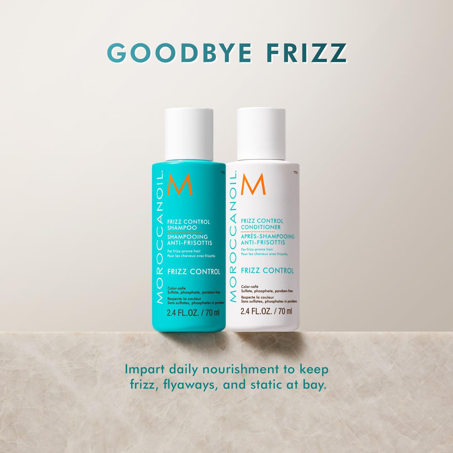 Gray Moroccanoil Frizz Control Conditioner, 2.4 Fl. Oz.