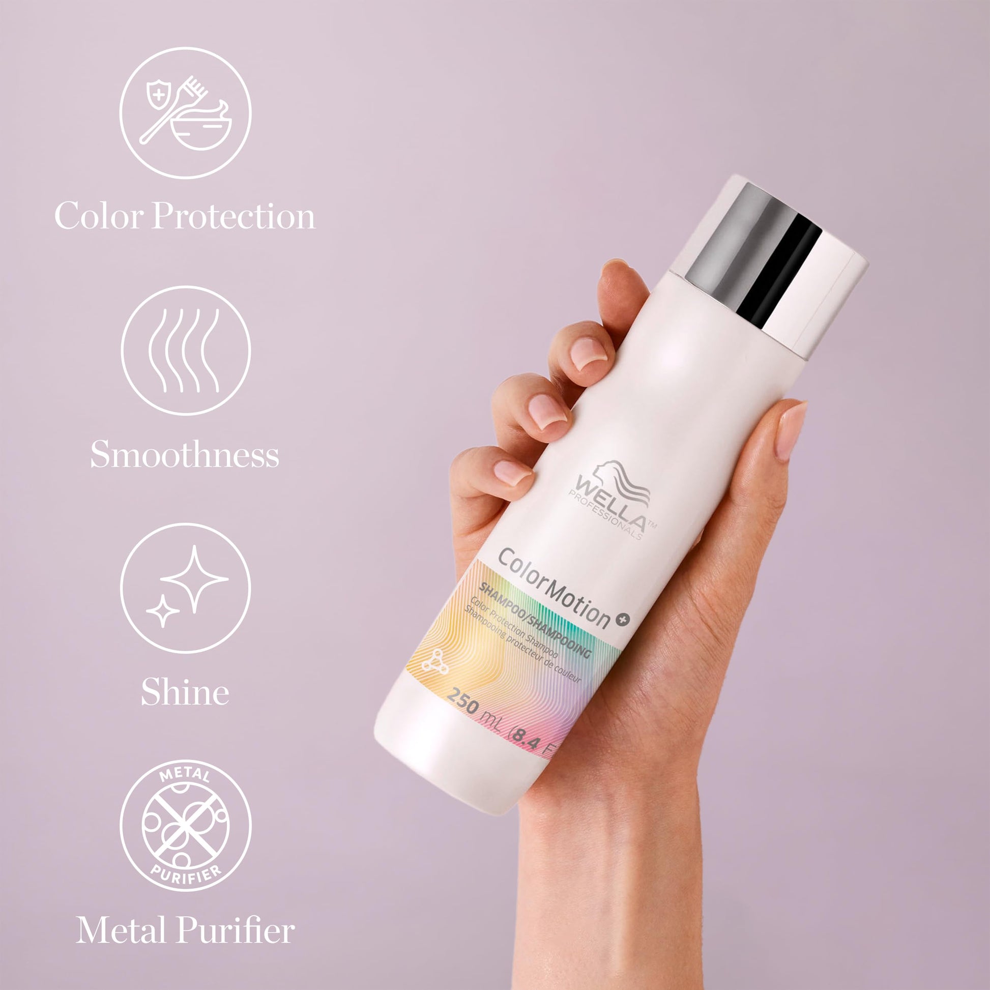Thistle Wella Professionals ColorMotion+ Hair Color Protection Shampoo | Preserves Color Vibrancy, Smoothness, & Shine | 33.8 Fl Oz