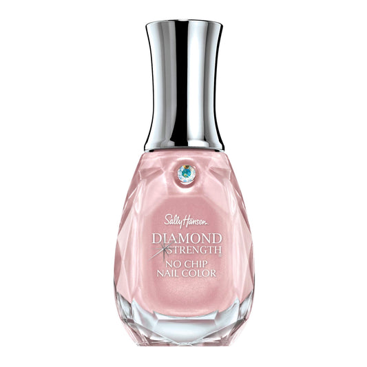 White Smoke Sally Hansen Diamond Strength, Champagne Toast, Nail Growth, Protective Layer, Sheer, Shimmery Pink Nail Polish