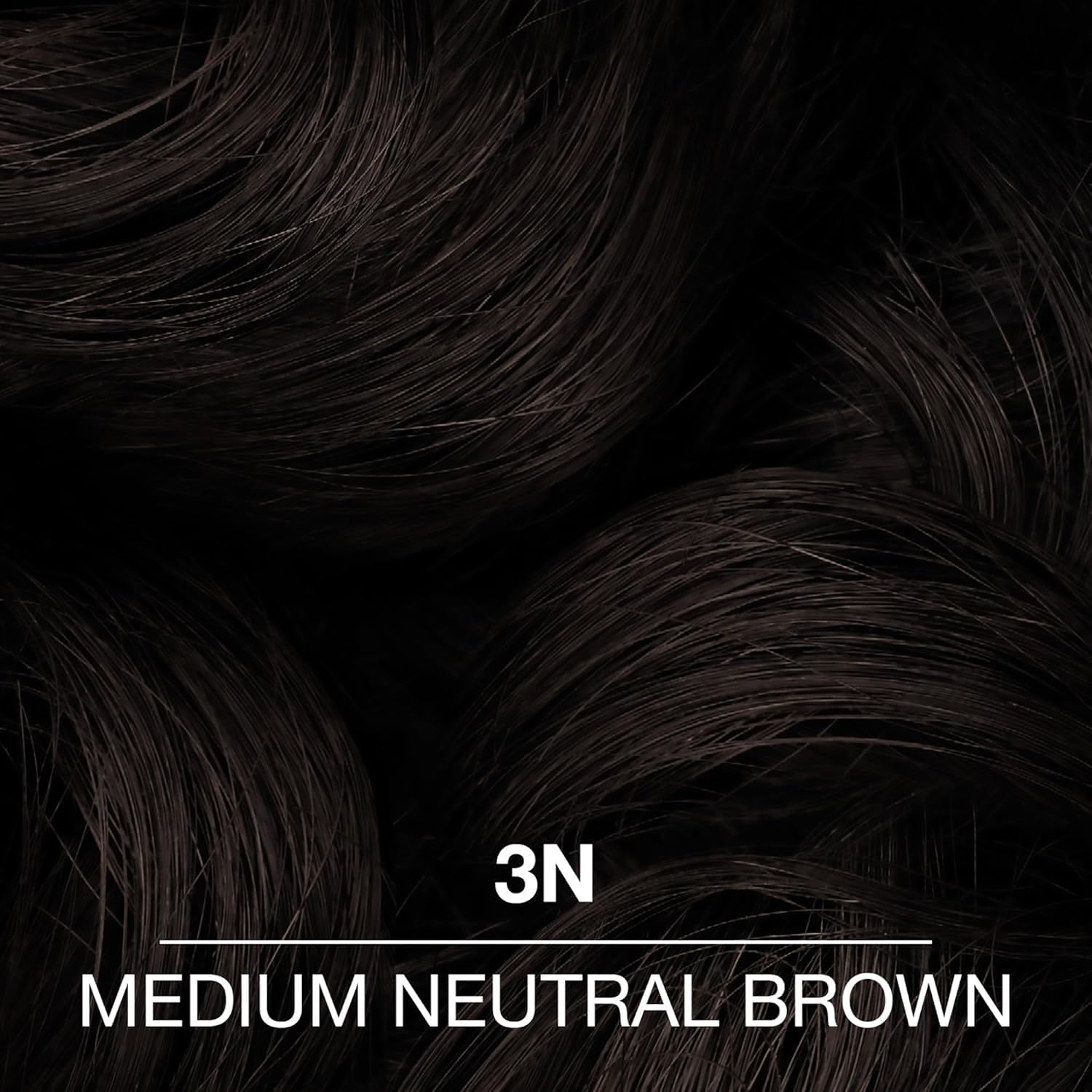 Black COLORCHARM Demi Permanent Hair Color 3N Medium Neutral Brown Gloss, Refresh and Tone 2 Fl Oz