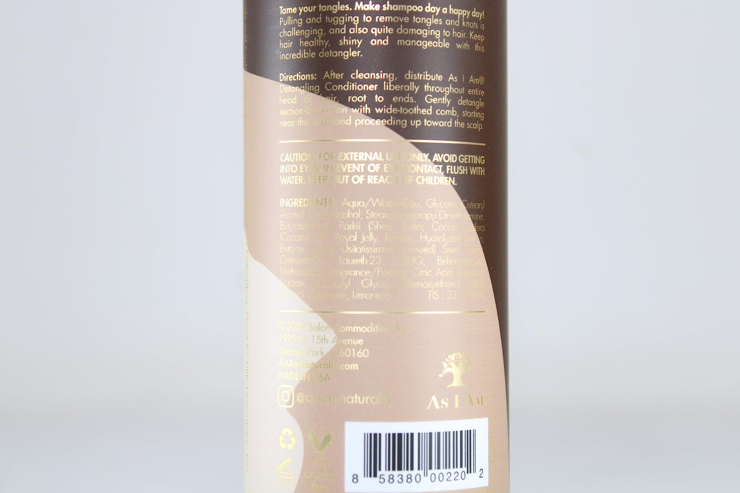 Gray As I Am Detangling Conditioner, 8 oz (Pack of 2)