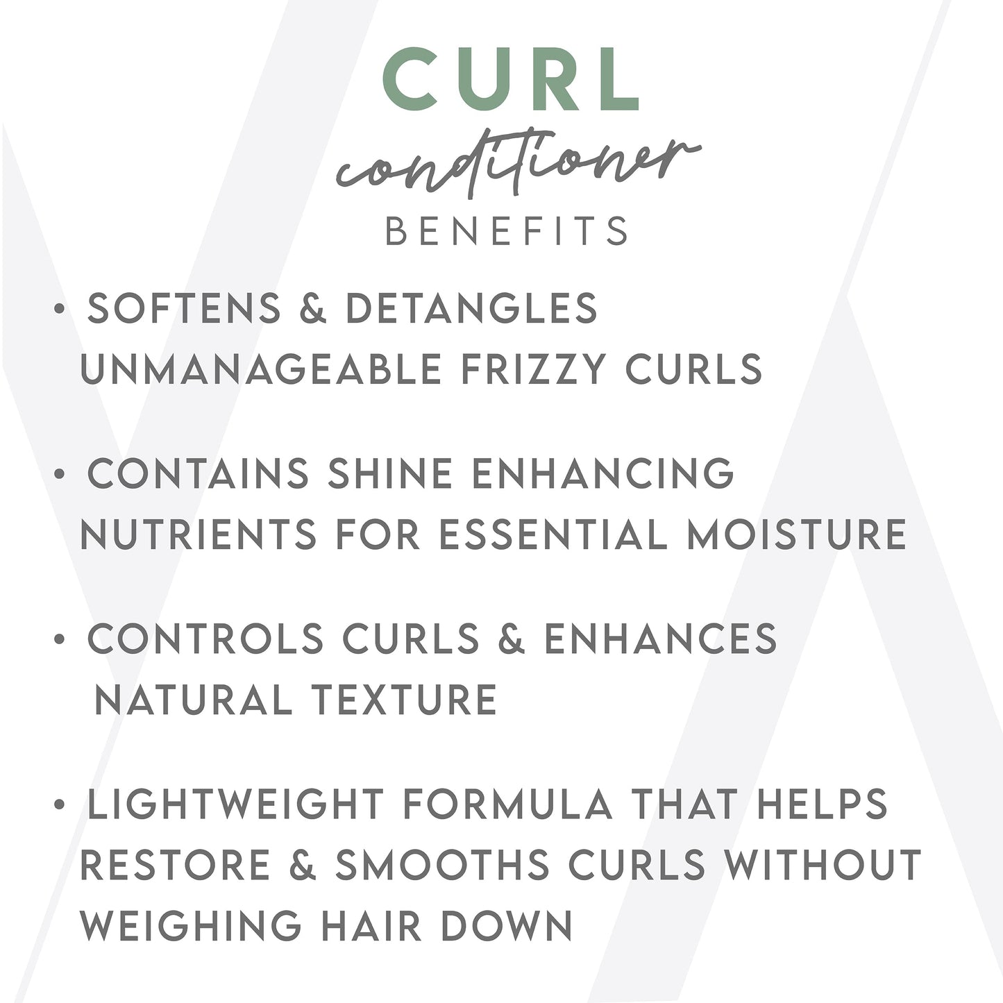 White Smoke ALURAM Curl Conditioner, Clarifying Coconut Water Infused Hydration, Lightweight Moisture For Curly Hair, 33.8 Fl Oz
