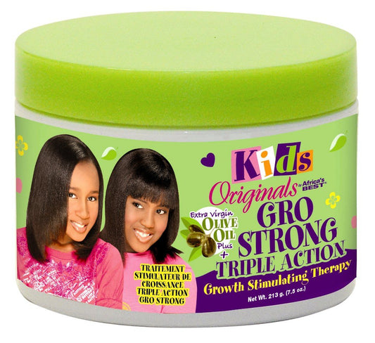 Khaki Africa's Best Kids Orig Gro Strong Therapy 7.5 Ounce Jar (Pack of 6)