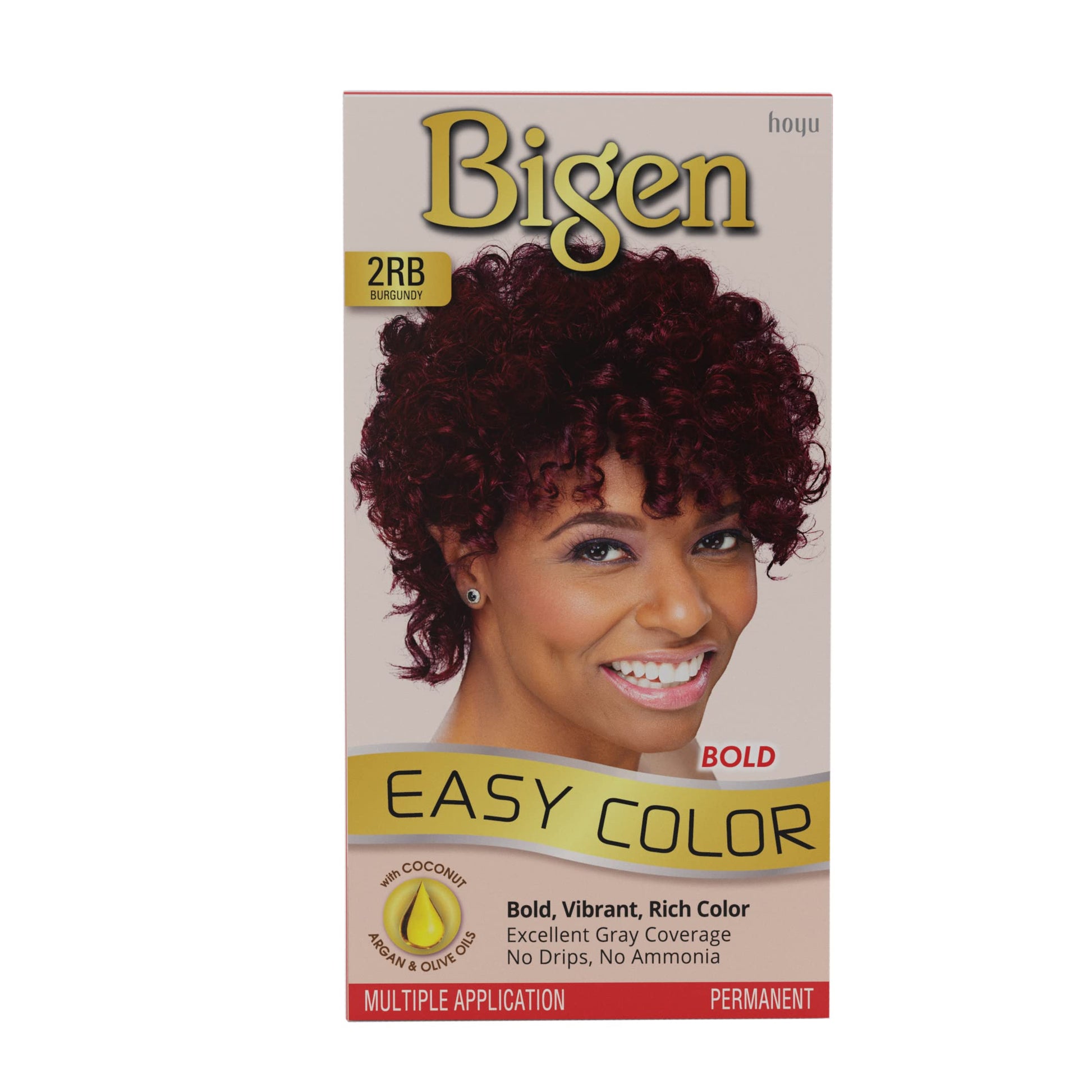 Black 2RB Bigen Easy Color for Women Burgundy- New Formula - 3 Pack