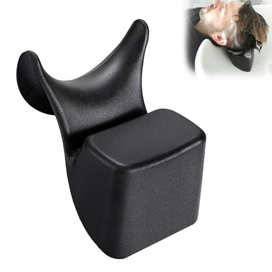 White Smoke Silicone Shampoo Bowl Neck Cushion - Ergonomic Salon Hair Washing Neck Support Pillow, Non-Slip Shampoo Tray Neck Rest for Spa and Salon Basins, Comfortable Hairdressing Sink Accessory for Hair Care