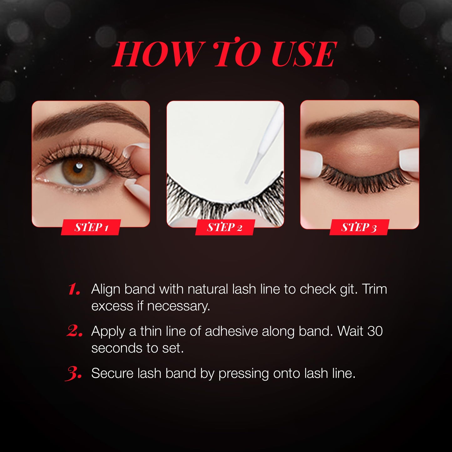 Black Ardell Demi Wispies Eyelashes – Multi-Dimensional, Eyelashes Natural Look, 6 Pairs
