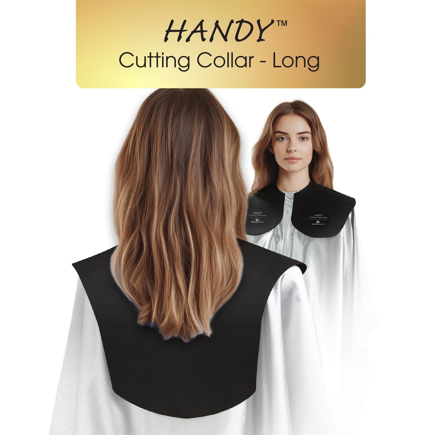 White Smoke Olivia Garden Silicone HANDY CUTTING COLLAR