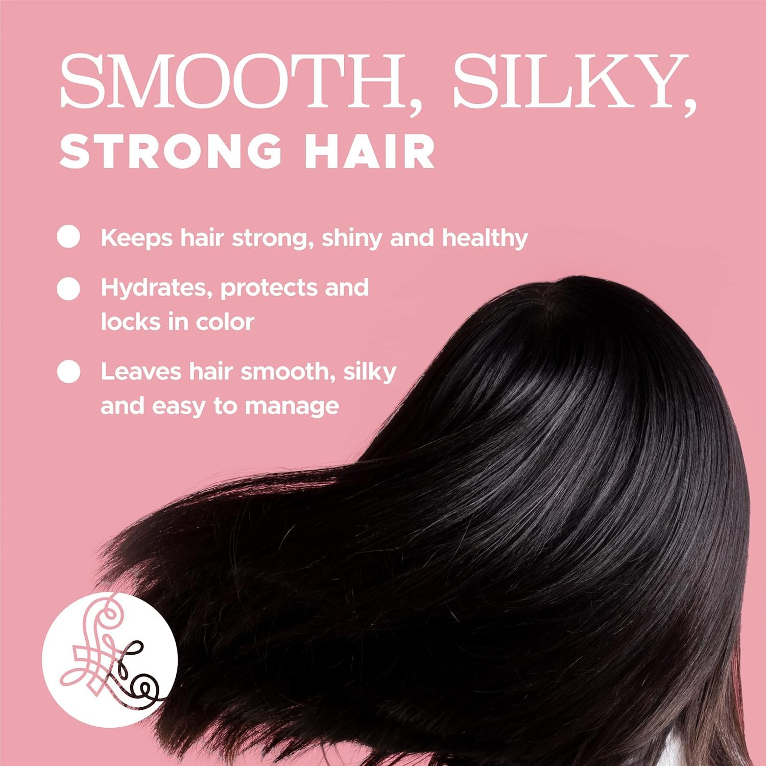 Black Luseta Keratin Shampoo and Conditioner for Color Treated Damaged & Dry Hair, Keratin Hair Treatment for Smoothing, Nourishing & Strengthening, Color Safe, Free of Sulfates and Gluten 2 X 16.9Oz
