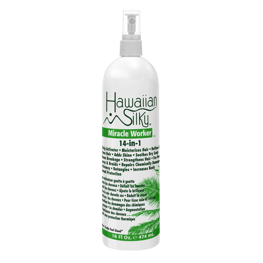 White Smoke Hawaiian Silky 14 in 1 Miracle Worker Hair Moisturizer, 16 oz