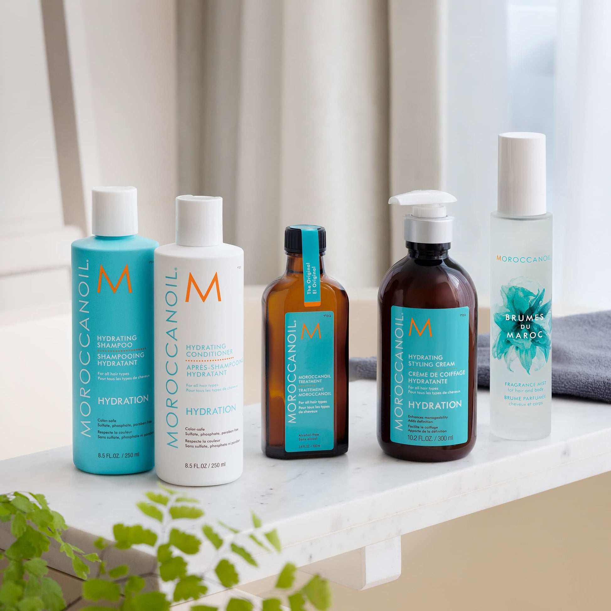 Light Gray Moroccanoil Hair and Body Fragrance Mist, 3.4 Fl. Oz