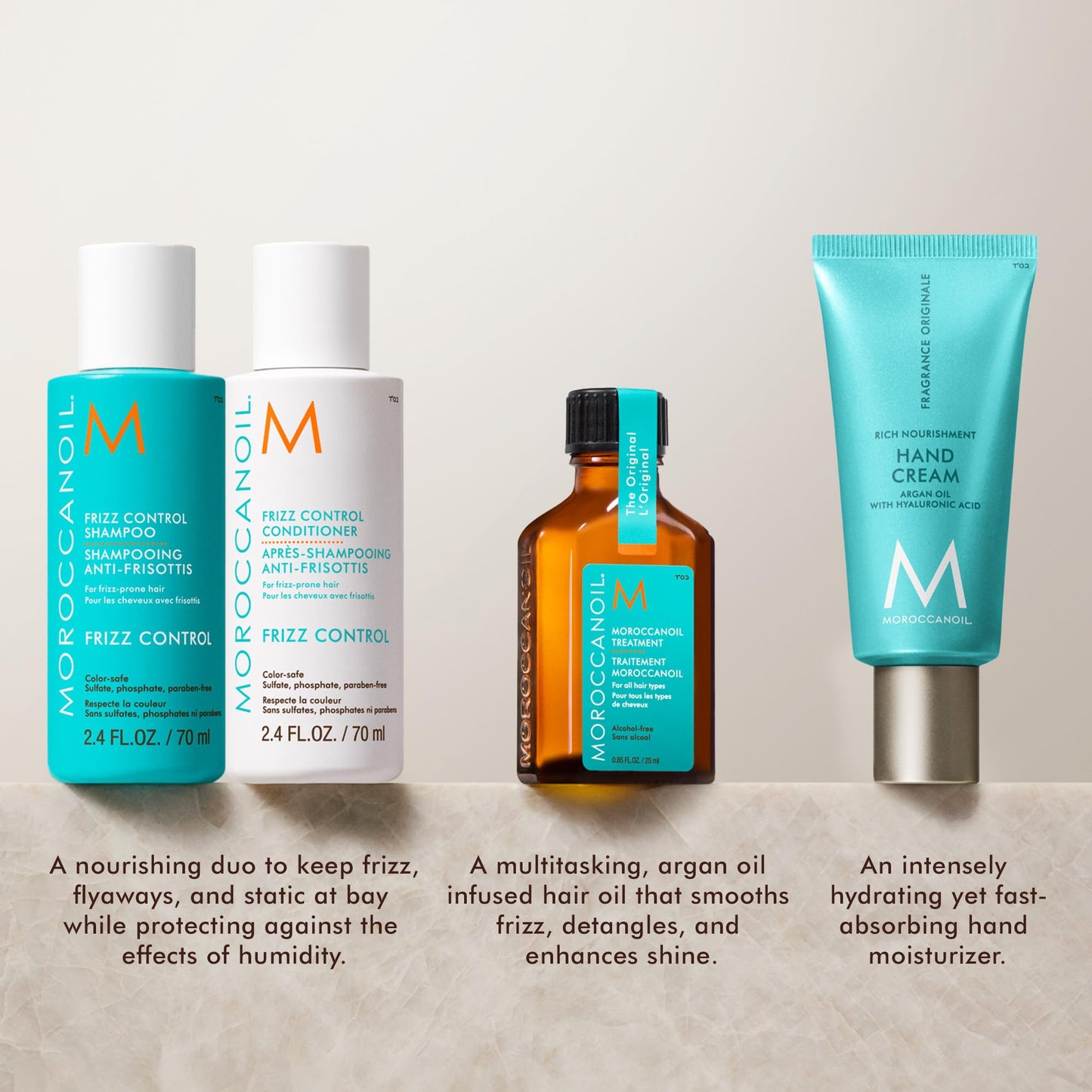 Lavender Moroccanoil Mini Frizz Essentials Set