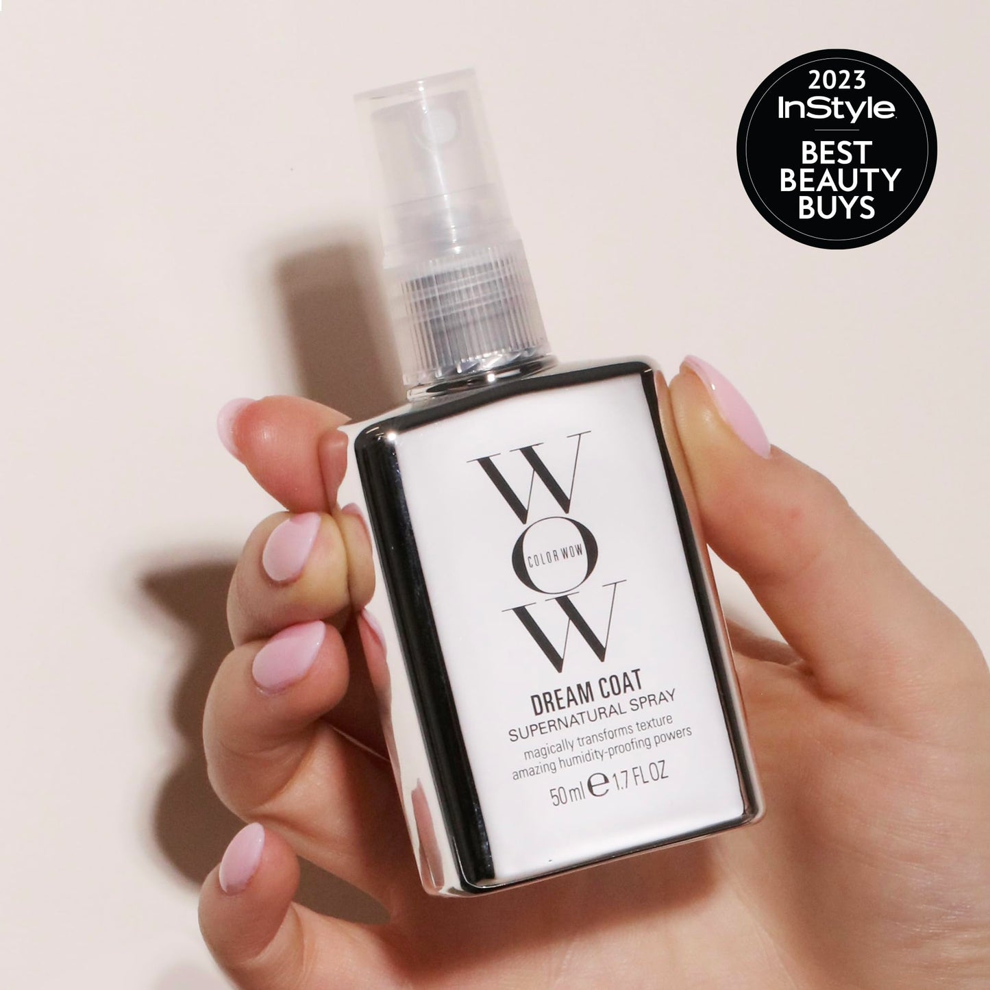 Light Gray COLOR WOW Dream Smooth Travel Kit – Includes Shampoo, Conditioner and Dream Coat – Get the silky, liquidy, glossy texture of your dreams and defy humidity for days, everywhere you go
