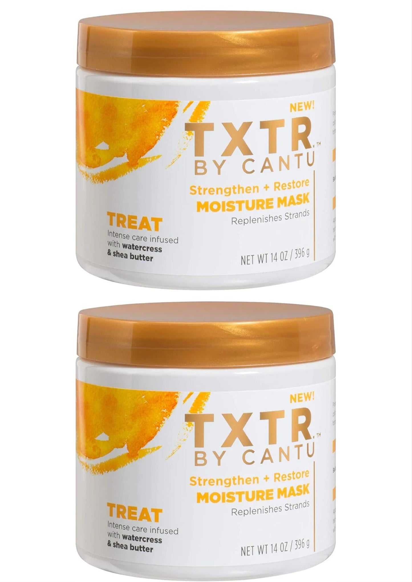 Lavender Cantu Txtr Treat Moisture Mask 14 Ounce Jar (2 Pack)