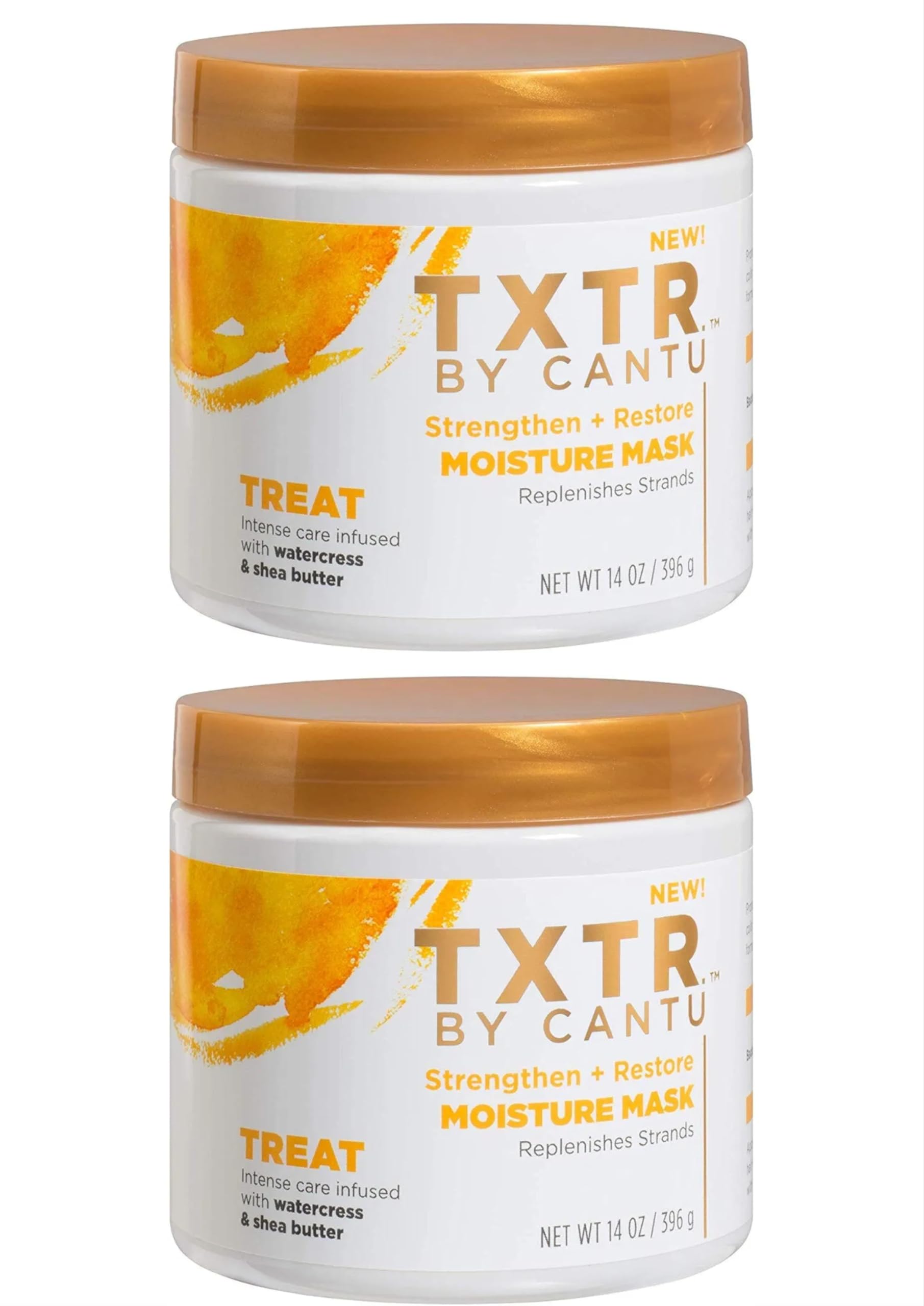 Lavender Cantu Txtr Treat Moisture Mask 14 Ounce Jar (2 Pack)