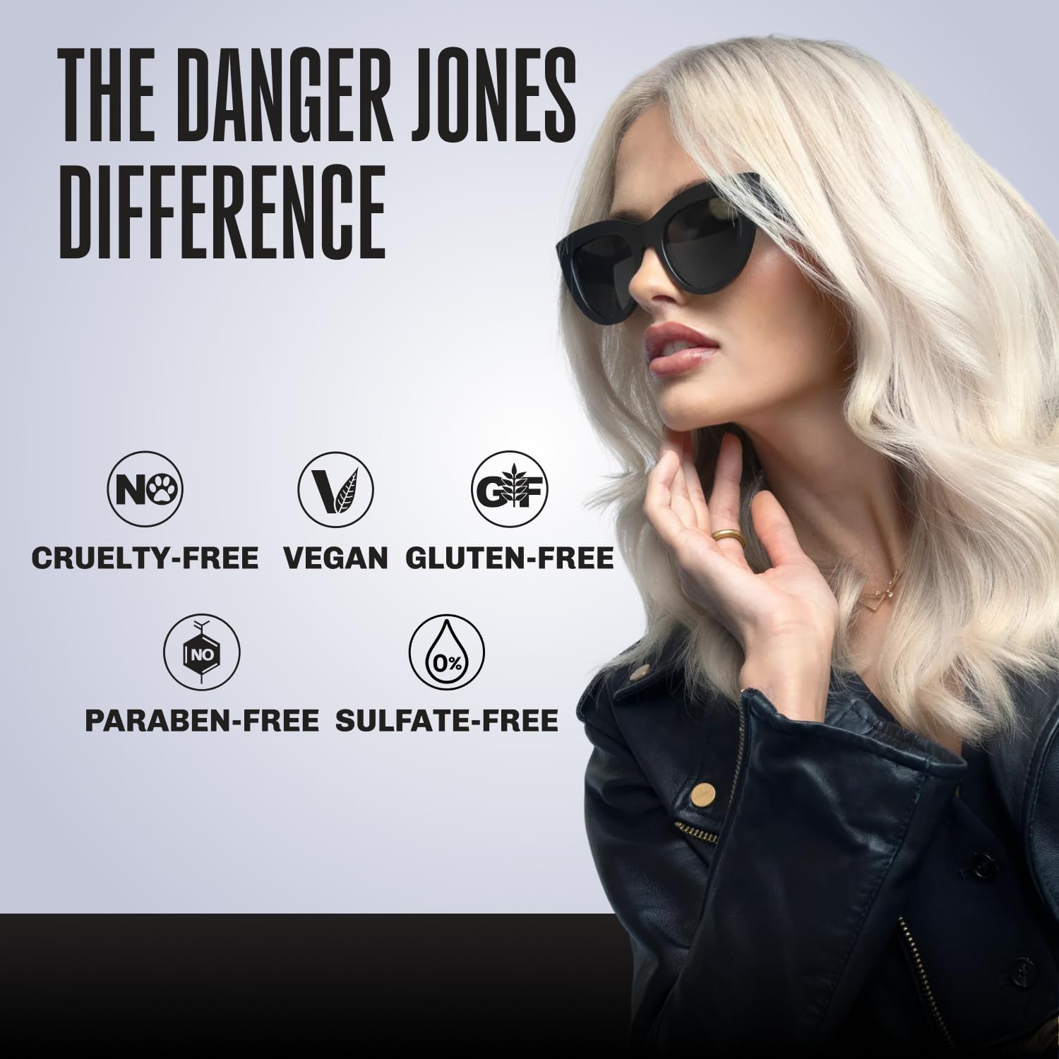 Black Danger Jones Killer Blonde Purple Toning Conditioner – Conditions While Neutralizing Brass, Smooths & Softens Hair – Hydrating Purple Conditioner for Blonde, Bleached & Grey Hair - 1L