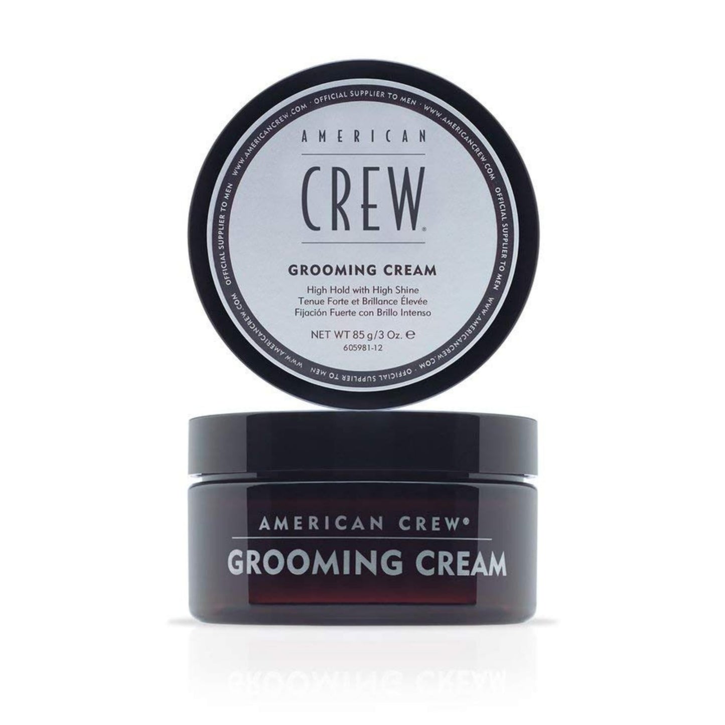 White Smoke American Crew Men's Grooming Cream (OLD VERSION), Like Hair Gel with High Hold with High Shine, 3 Oz (Pack of 1)