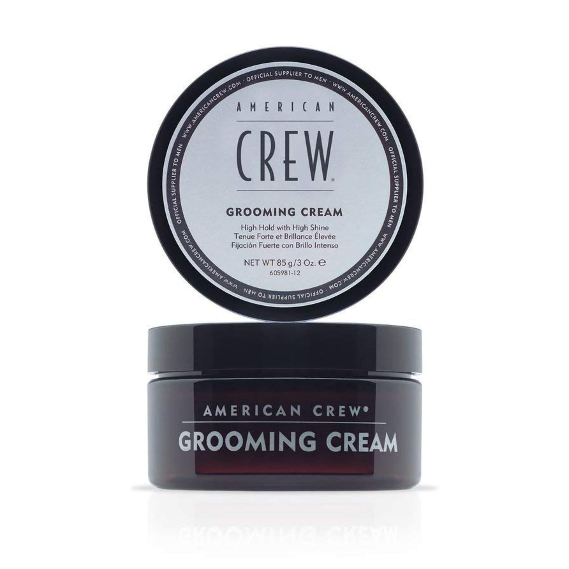 White Smoke American Crew Men's Grooming Cream (OLD VERSION), Like Hair Gel with High Hold with High Shine, 3 Oz (Pack of 1)