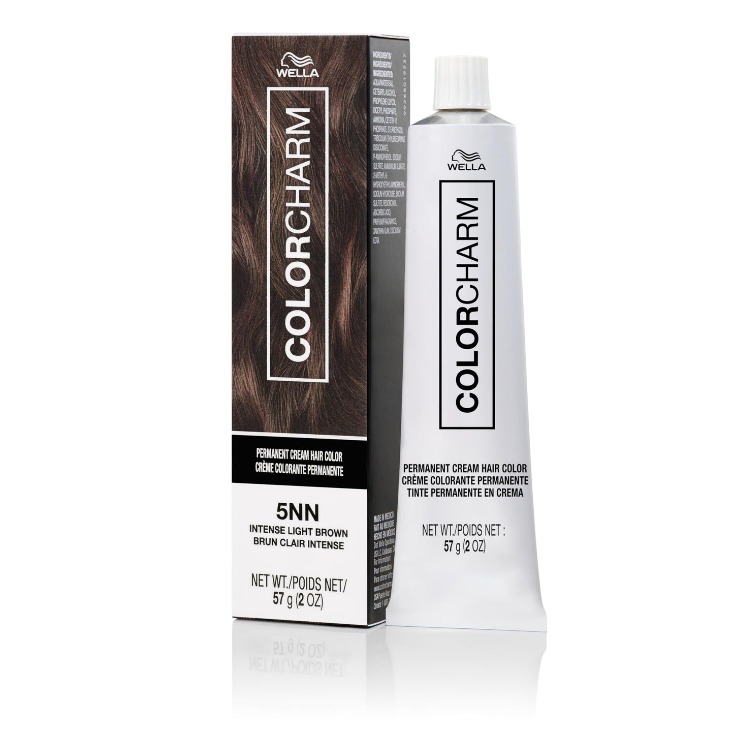 Lavender COLORCHARM Permanent Cream Hair Color, 5NN Intense Light Brown, 2 oz.