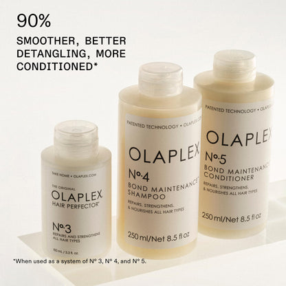 Seashell Olaplex Nº.5 Bond Maintenance™ Hair Strengthening Conditioner: Repairs Damage & Defend Against Future Breakage | Reduce Frizz | For Coily, Curly, Straight, and Wavy, 100 mL / 3.3 Fl. Oz.