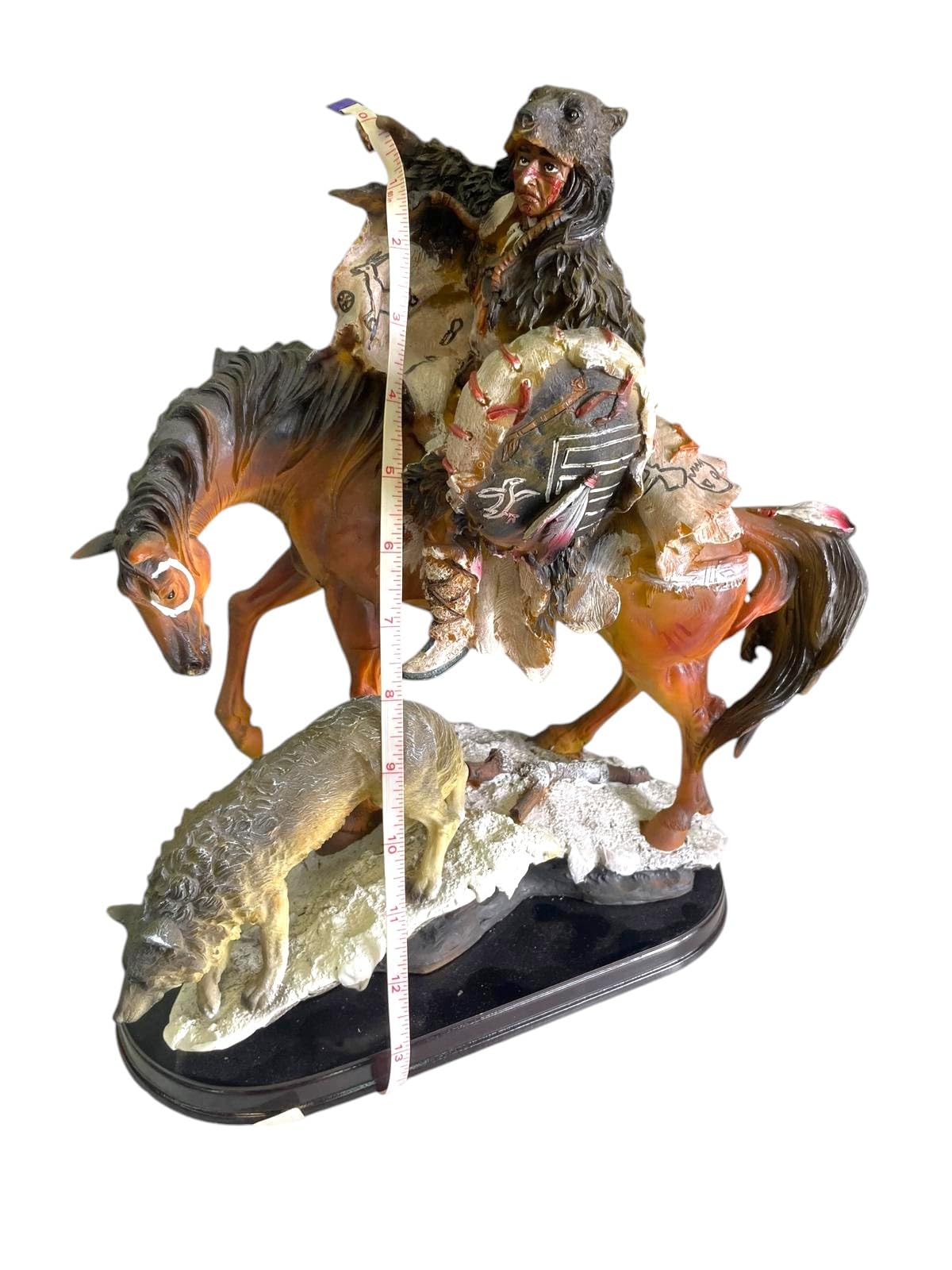 White Smoke Indian Statues and Figurines || Estatuas y figurillas indias (Indian with Spear || Lanza)