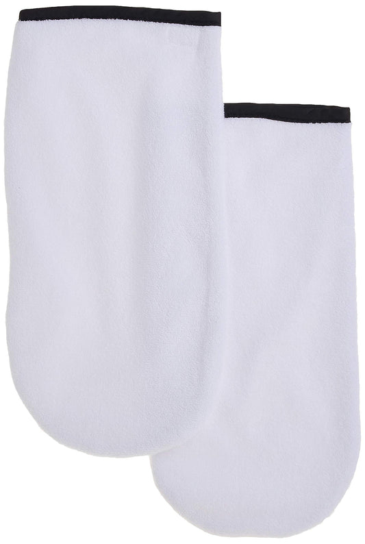 Light Gray Burmax DL Professional DL-C129 Terry Cloth Mitts, 1 Pair