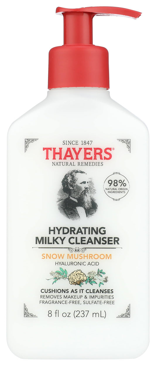 White Smoke THAYERS Hydrating Milky Face Cleanser, 8 FZ