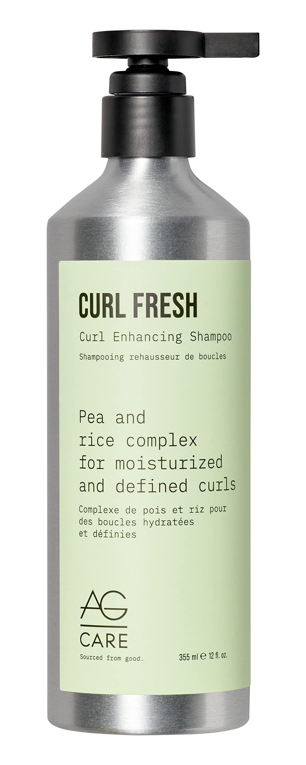 Light Gray AG Care Curl Fresh Shampoo, 12 Fl Oz