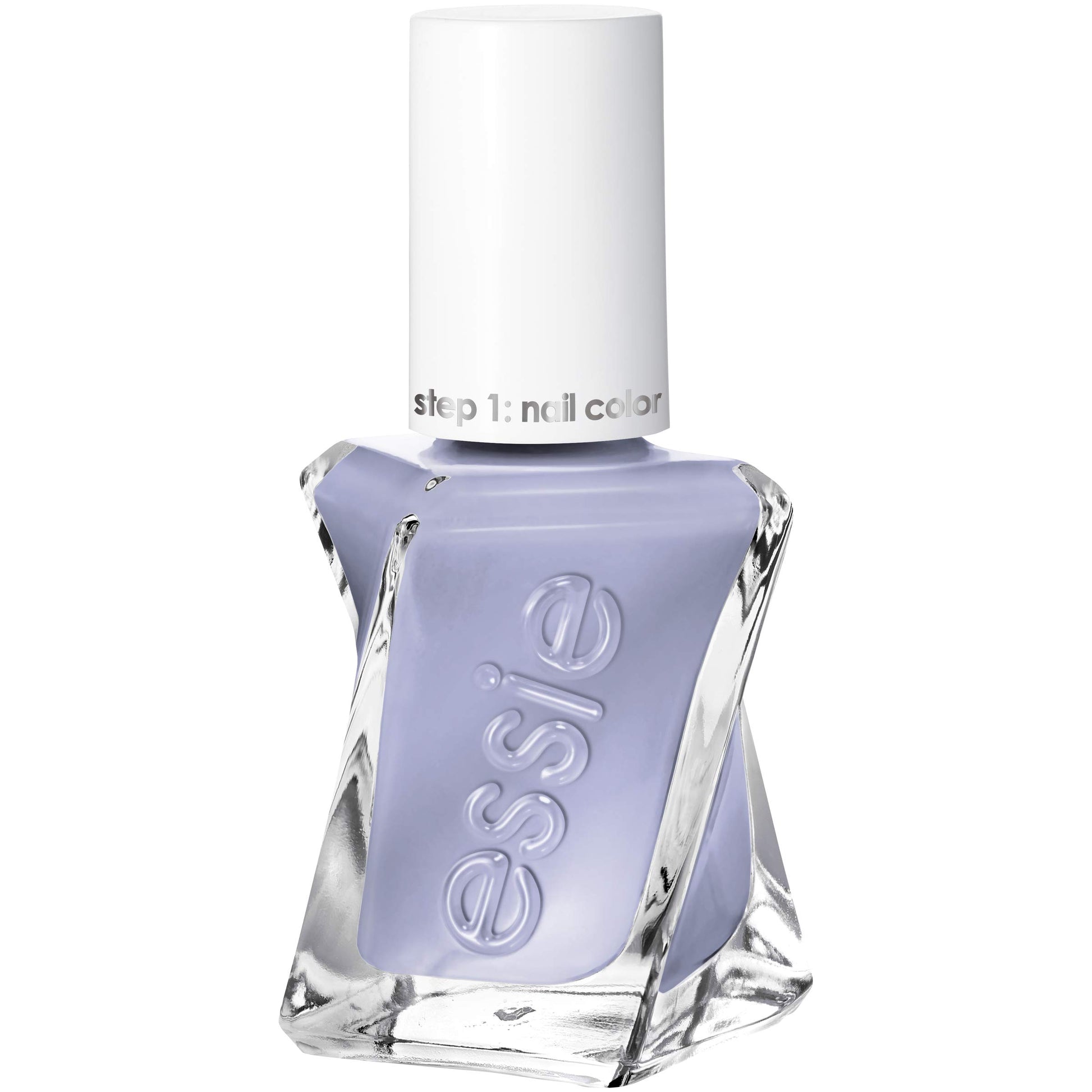 White Smoke essie Gel Couture 2-Step Longwear Nail Polish, Once Upon A Time, Gray Nail Polish, 0.46 fl. oz.