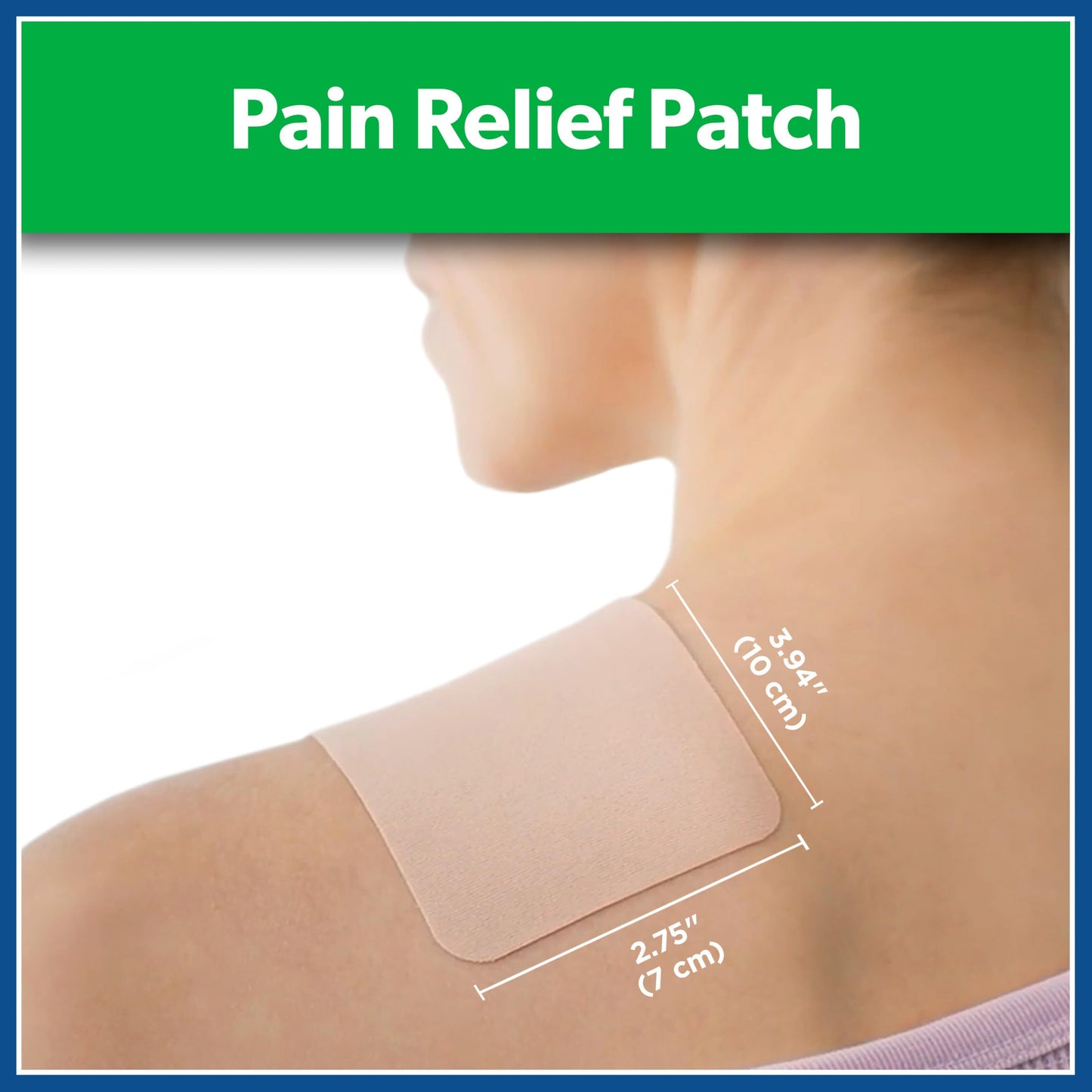 White Smoke Salonpas Pain Relief Patch, 20 Count (Pack of 1), Up to 12 Hours Temporary Relief of Mild to Moderate Pain, Backache, Sore Muscle, Sprains, Bruises