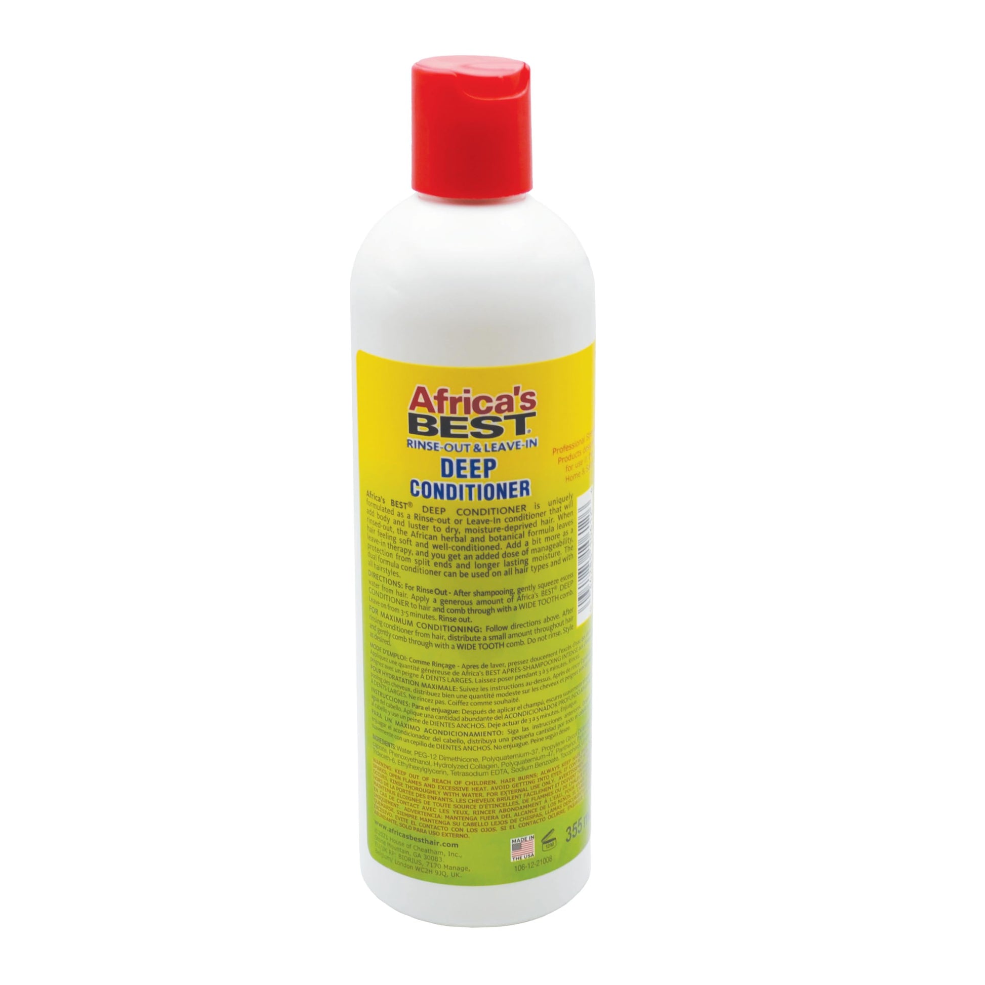 White Smoke Africa's Best Rinse Out and Leave in Deep Conditioner, 12 Ounce (CH110612)