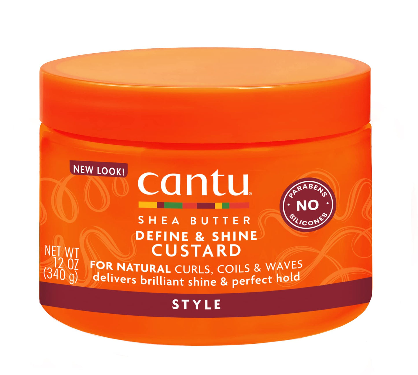 Orange Red Cantu Define & Shine Custard 12 oz (Pack of 12)