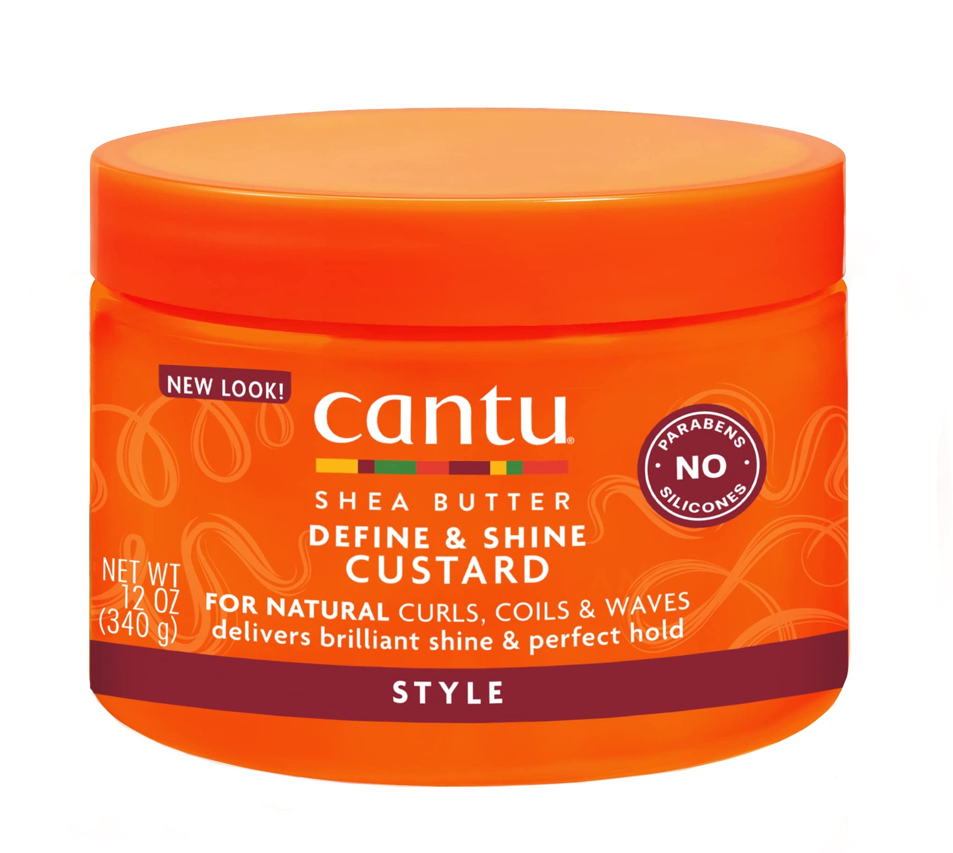 Orange Red Cantu Define & Shine Custard 12 oz (Pack of 12)
