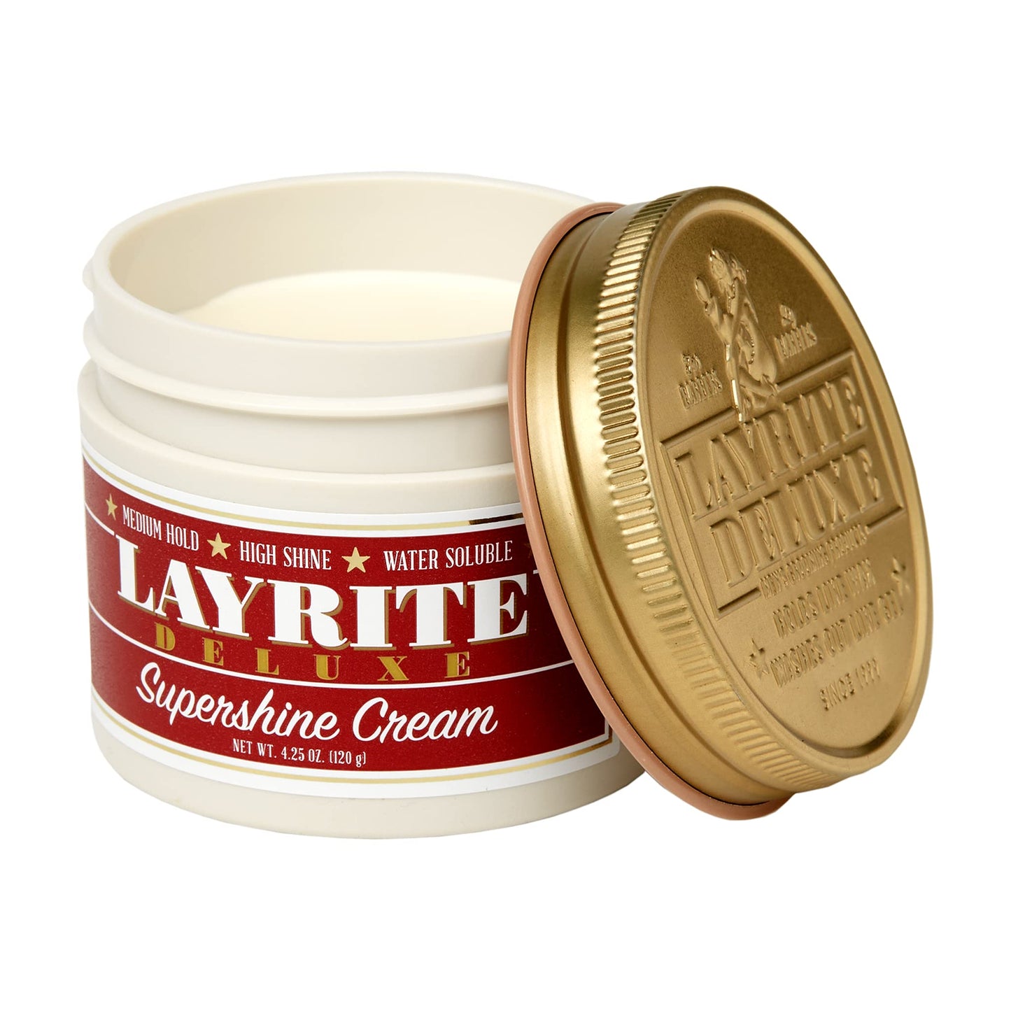 White Smoke Layrite Supershine Cream, 4.25 Ounce (Pack of 1)