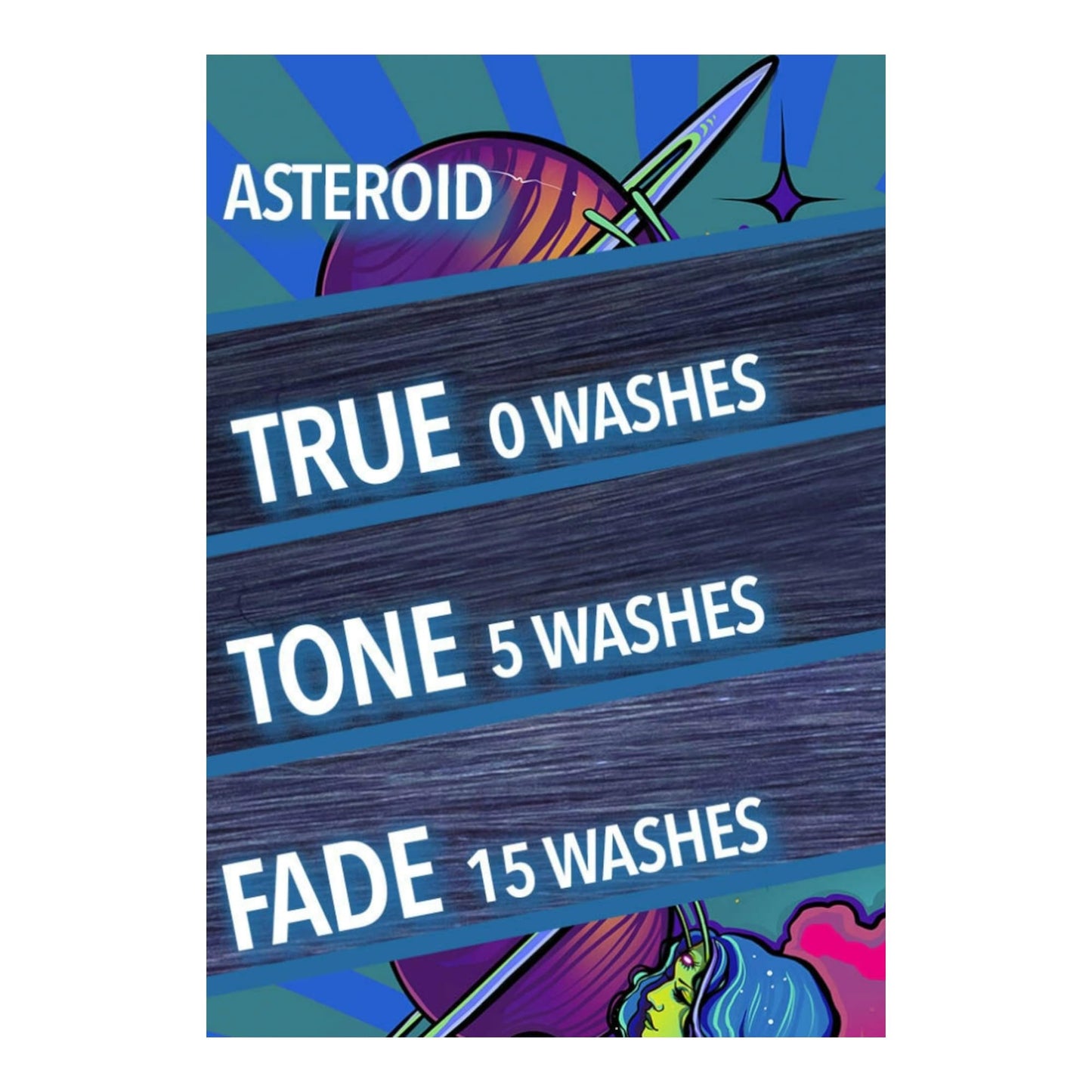 Pulp Riot Asteroid Semi-Permanent Haircolor 4 fl oz, Cerulean