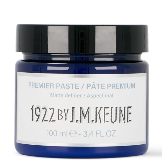 Lavender 1922 by J.M. Keune Premier Paste, Extra Strong Hold & Matte Finish Styling Paste for Men, 2.5 Fl Oz