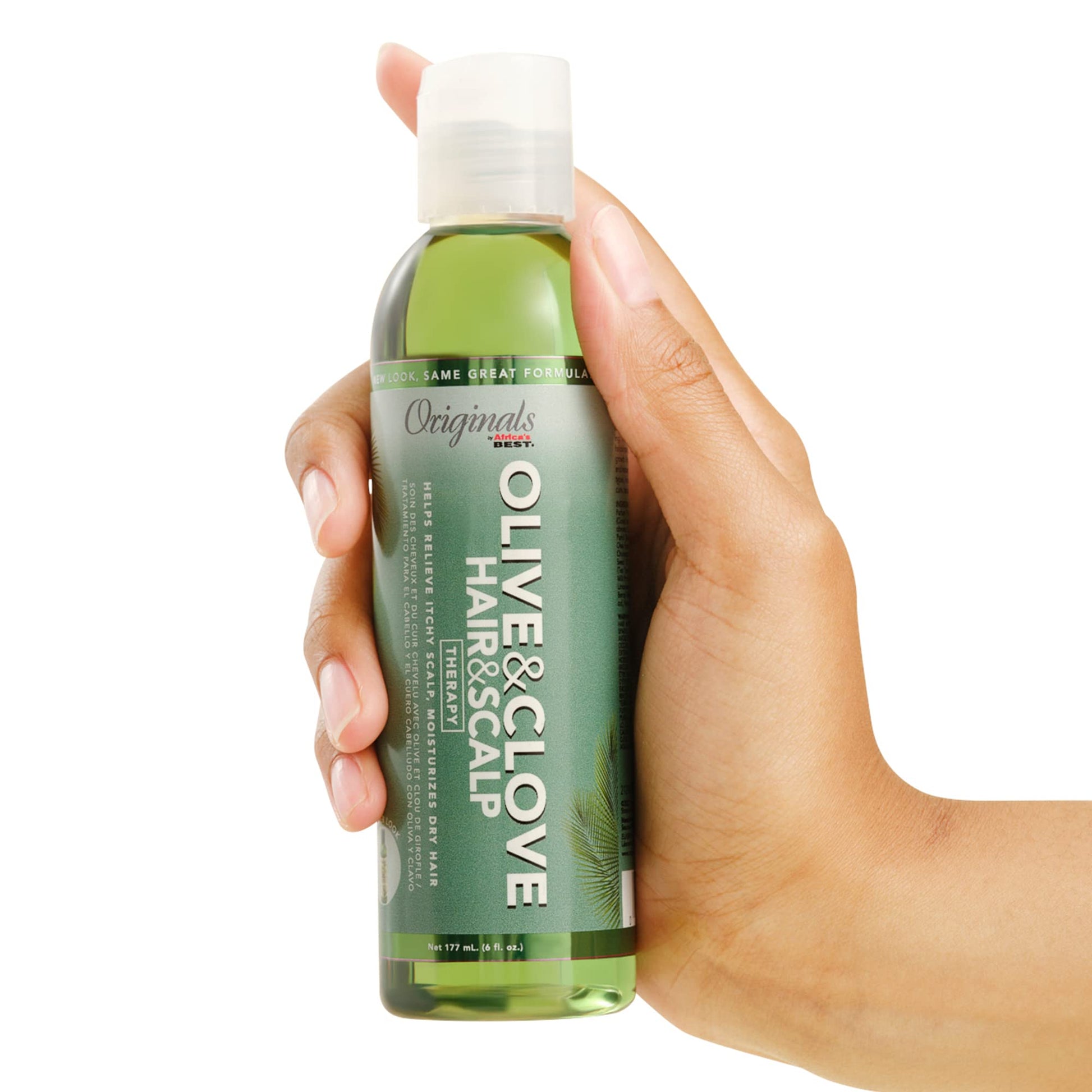 White Smoke Originals by Africa's Best Olive & Clove Oil Therapy, Natural Treatment That Helps Repair Dry, Weak or Brittle Hair, Scalp Dryness, Itching and Flaking, 6 oz