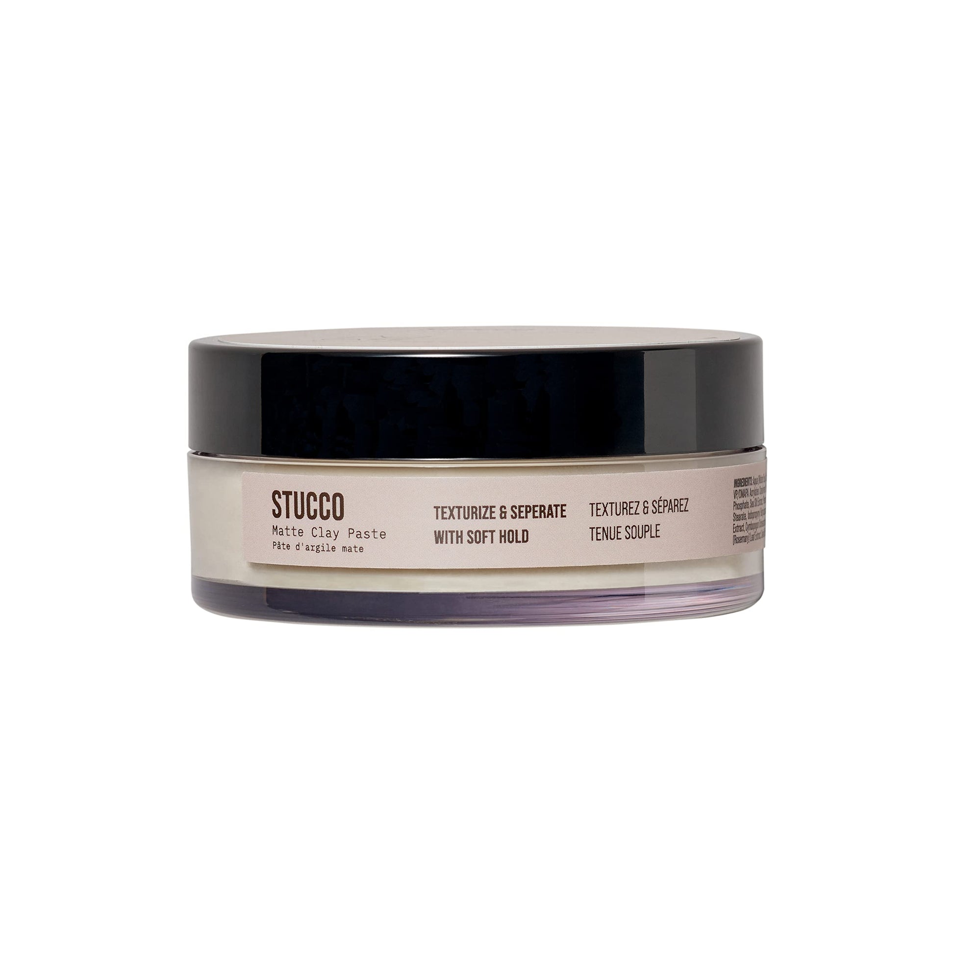 Black AG Care Stucco Matte Clay Paste, 2.5 Fl Oz