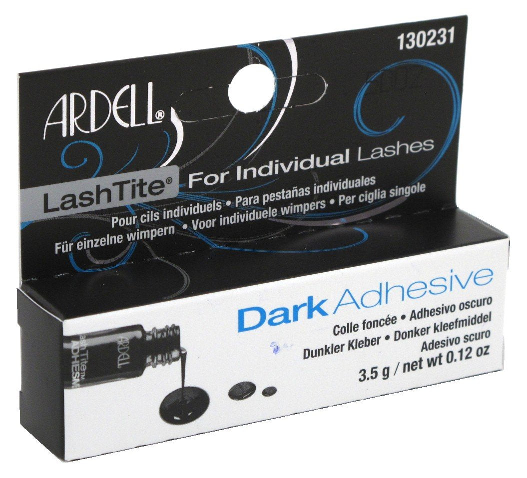 White Smoke Ardell Lashtite Adhesive Dark 0.125oz Bottle (Black Package) (2 Pack)