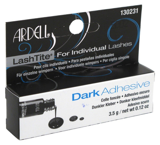 White Smoke Ardell Lashtite Adhesive Dark 0.125oz Bottle (Black Package) (2 Pack)