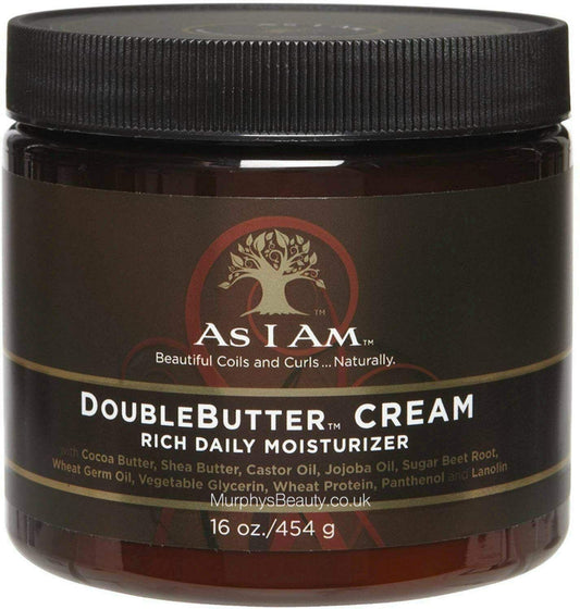 Dark Slate Gray As I Am Double Butter Cream, 16 oz (Pack of 2)