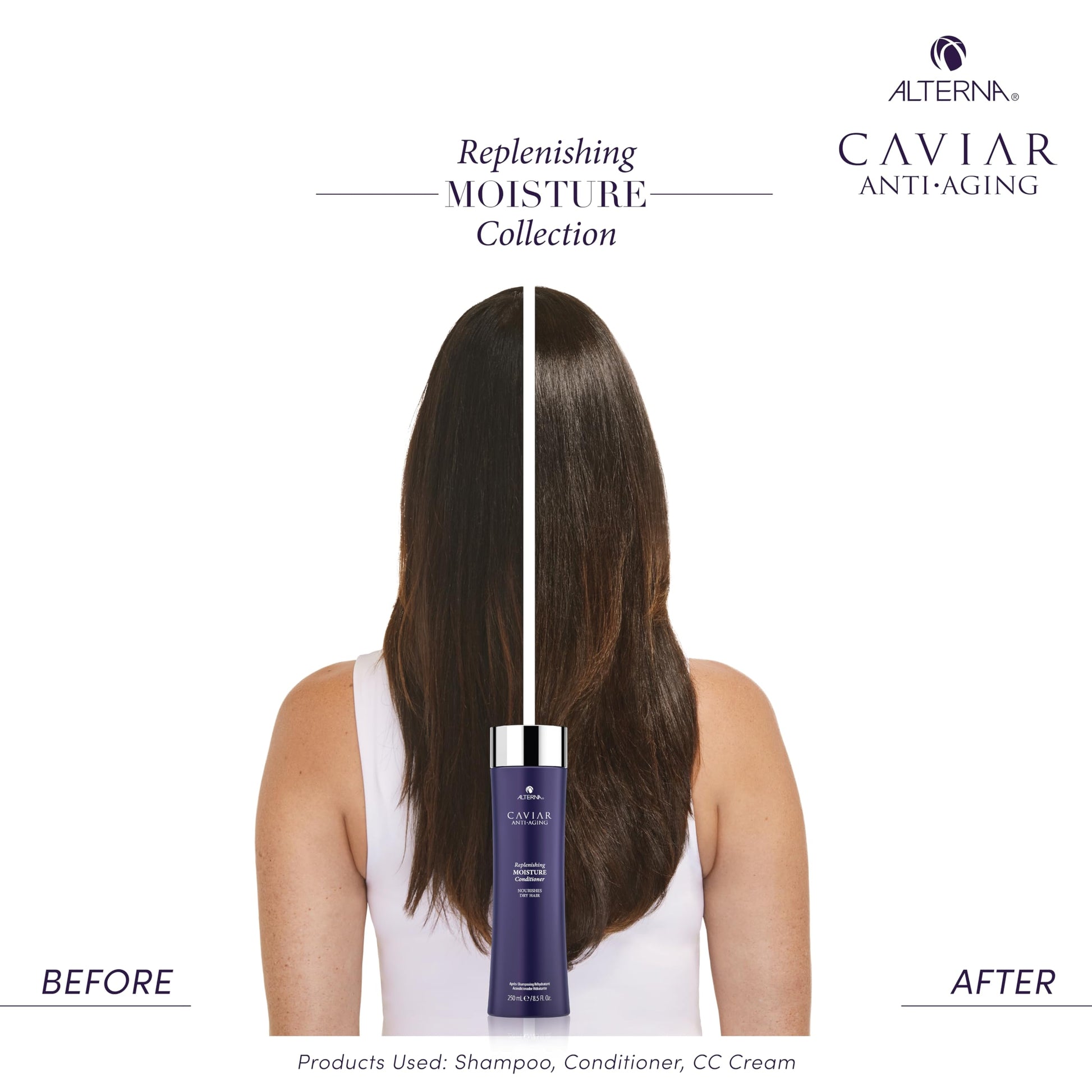 White Smoke Alterna Caviar Anti-Aging Replenishing Moisture Conditioner, 8.5 Fl Oz (Pack of 1