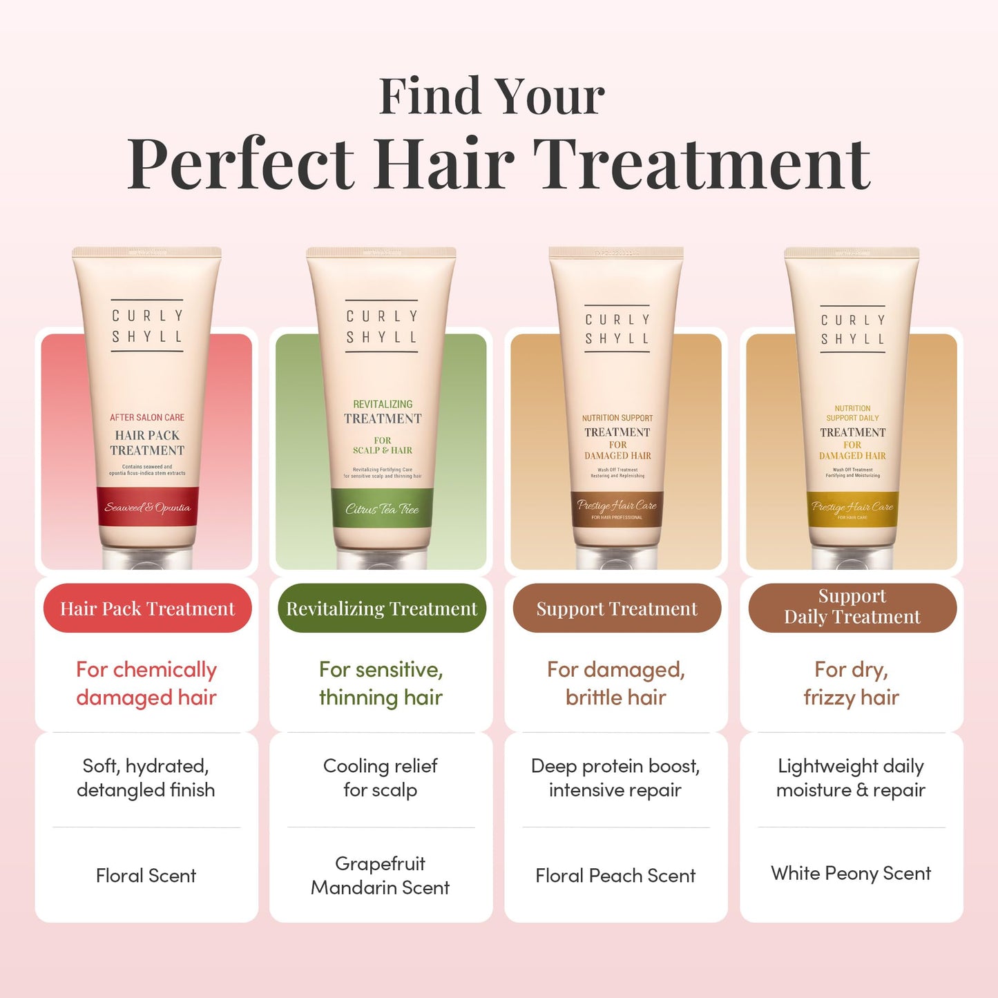 White Smoke CURLYSHYLL After Salon Care Hair Pack Treatment, Deep Conditioning Hair Mask with Lightweight Finish, No Greasy Buildup for Daily Use, 250ml