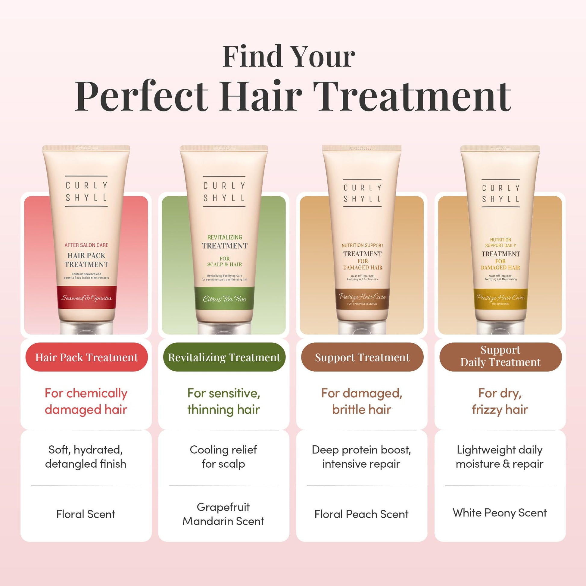 White Smoke CURLYSHYLL After Salon Care Hair Pack Treatment, Deep Conditioning Hair Mask with Lightweight Finish, No Greasy Buildup for Daily Use, 250ml